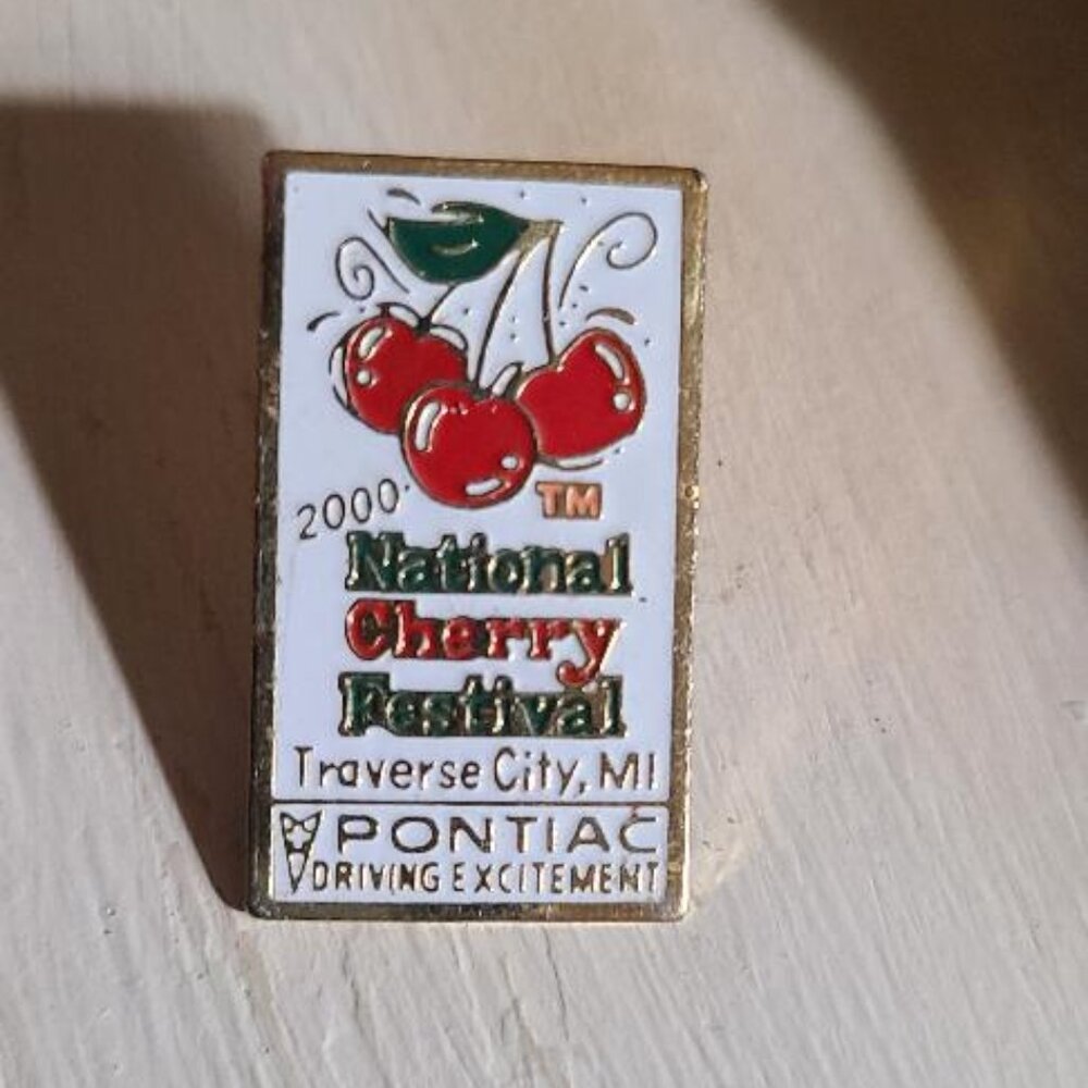 National Cherry Festival 2000 Vintage Lapel Pin